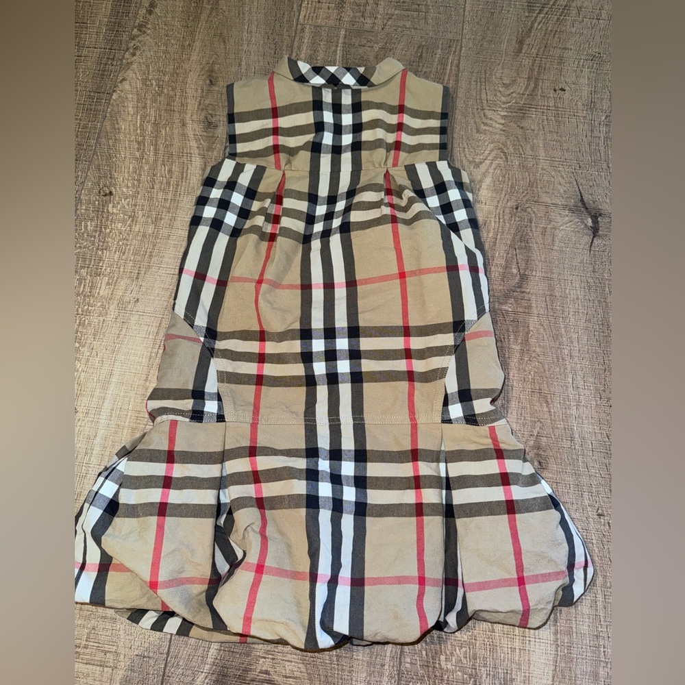 Burberry girls dress balloon bottom size 10
